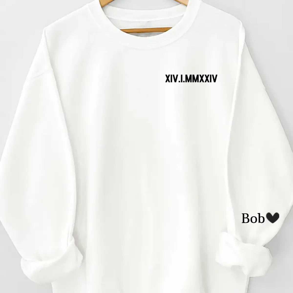 Couple - Custom Roman Numeral - Personalized Sweatshirt, Hoodie Shirts & Tops The Next Custom Gift