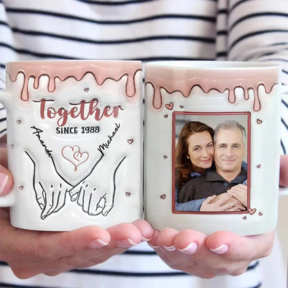 Couple - Forever And Always - Personalized Mug (NV) Mug The Next Custom Gift