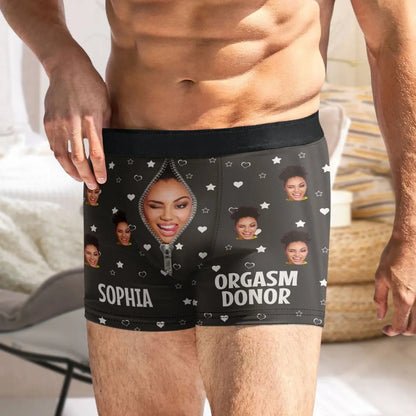 Couple - I Licked It So It's Mine - Personalized Men's Boxer Briefs Men's Boxer Briefs The Next Custom Gift