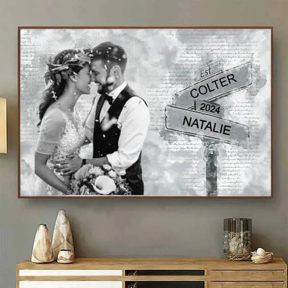 Couple - I Need You Because I Love You - Personalized Canvas Poster The Next Custom Gift