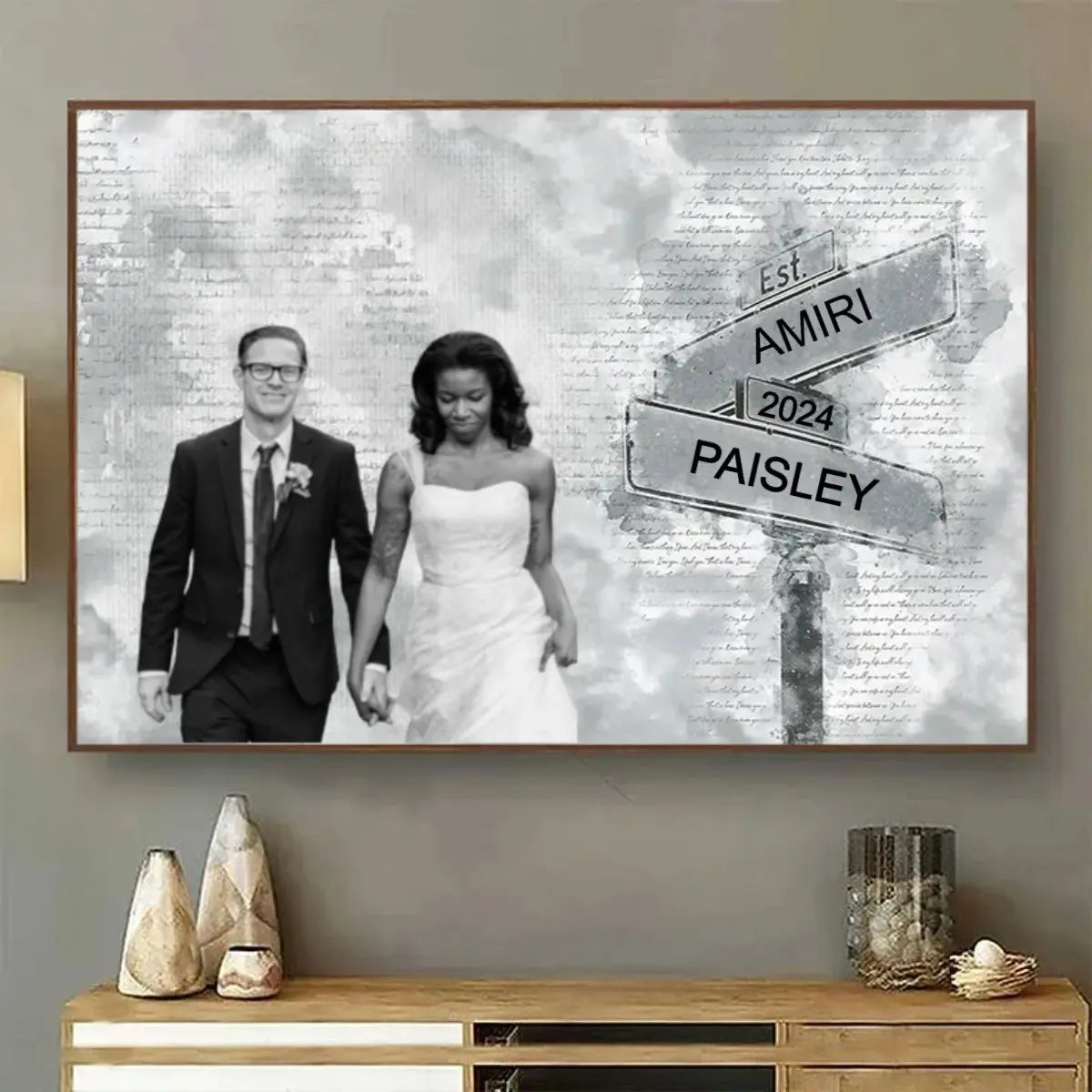 Couple - I Need You Because I Love You - Personalized Canvas Poster The Next Custom Gift