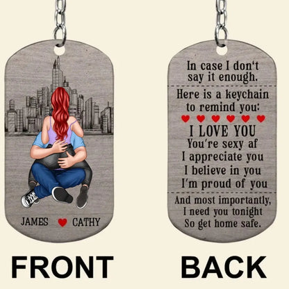 Couple - I Need You Tonight So Get Home Safe  - Personalized Acrylic Keychain Keychain The Next Custom Gift