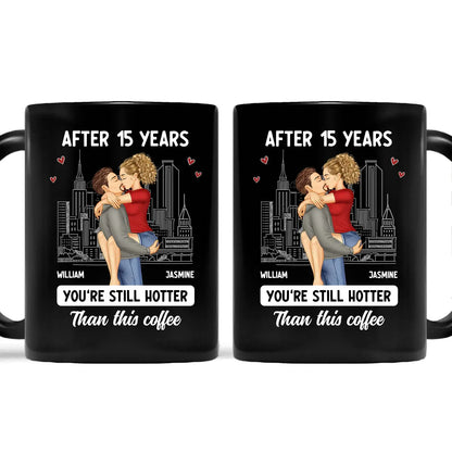 Couple Kissing After Years Hotter Than This Coffee - Gift For Couples - Personalized Mug mug The Next Custom Gift