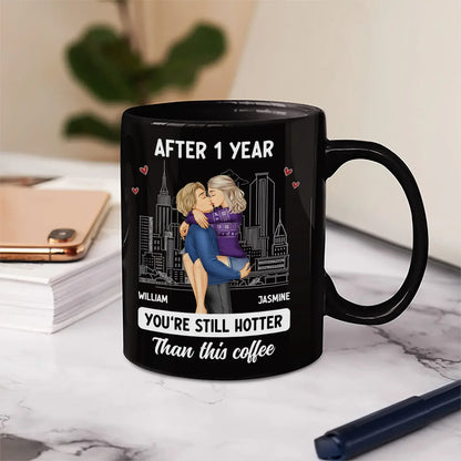 Couple Kissing After Years Hotter Than This Coffee - Gift For Couples - Personalized Mug mug The Next Custom Gift