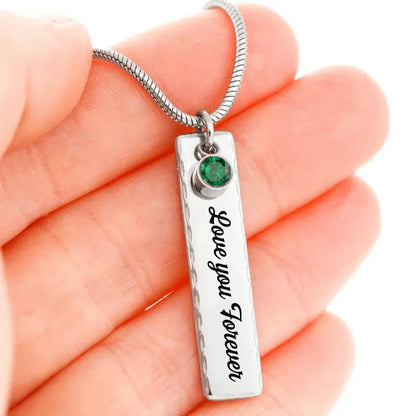 Couple - Loss of Husband Gift for Wife - Personalized Necklace (TL) Necklace The Next Custom Gift