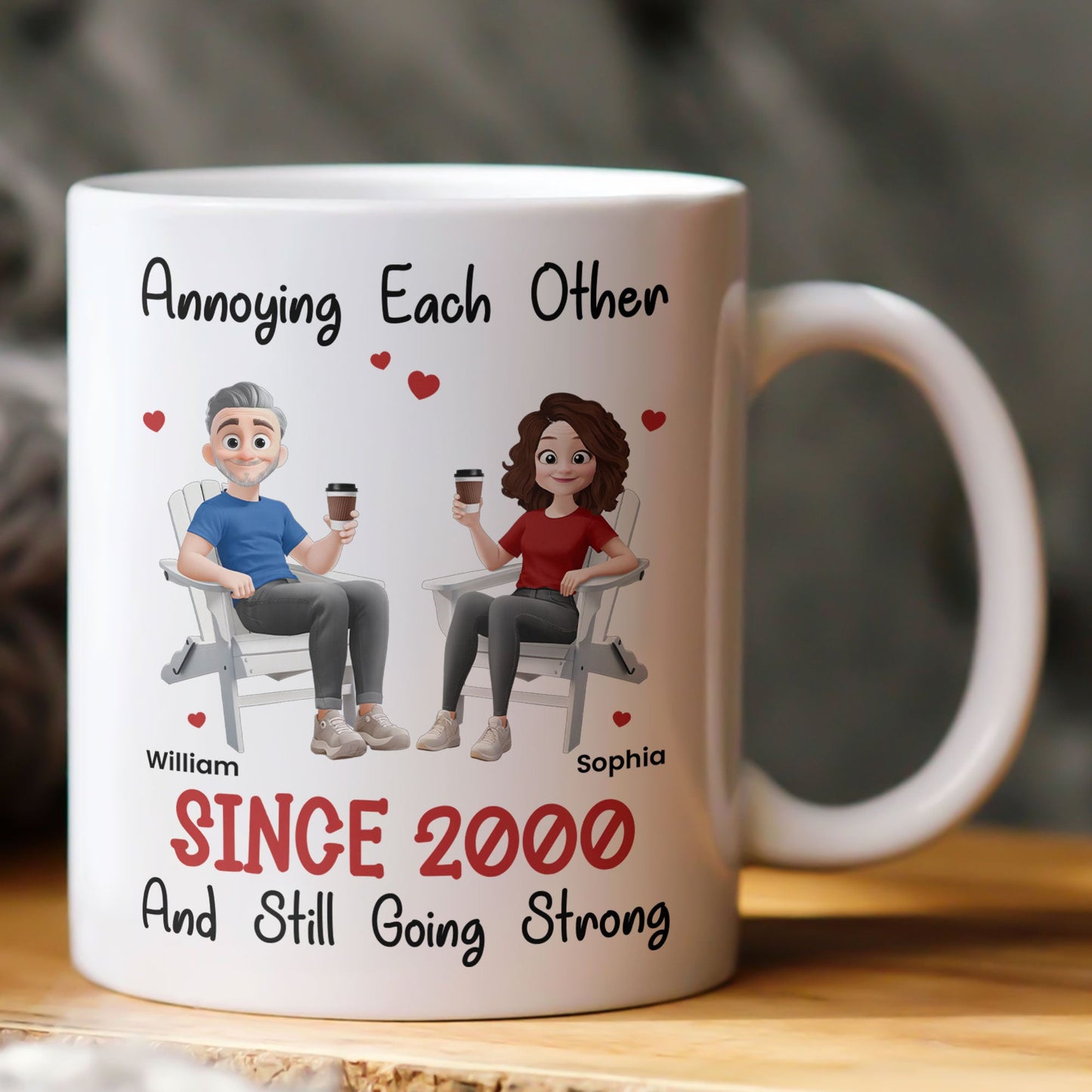 Couple Mug Annoying Each Other Since & Still Going Strong - Personalized Mug