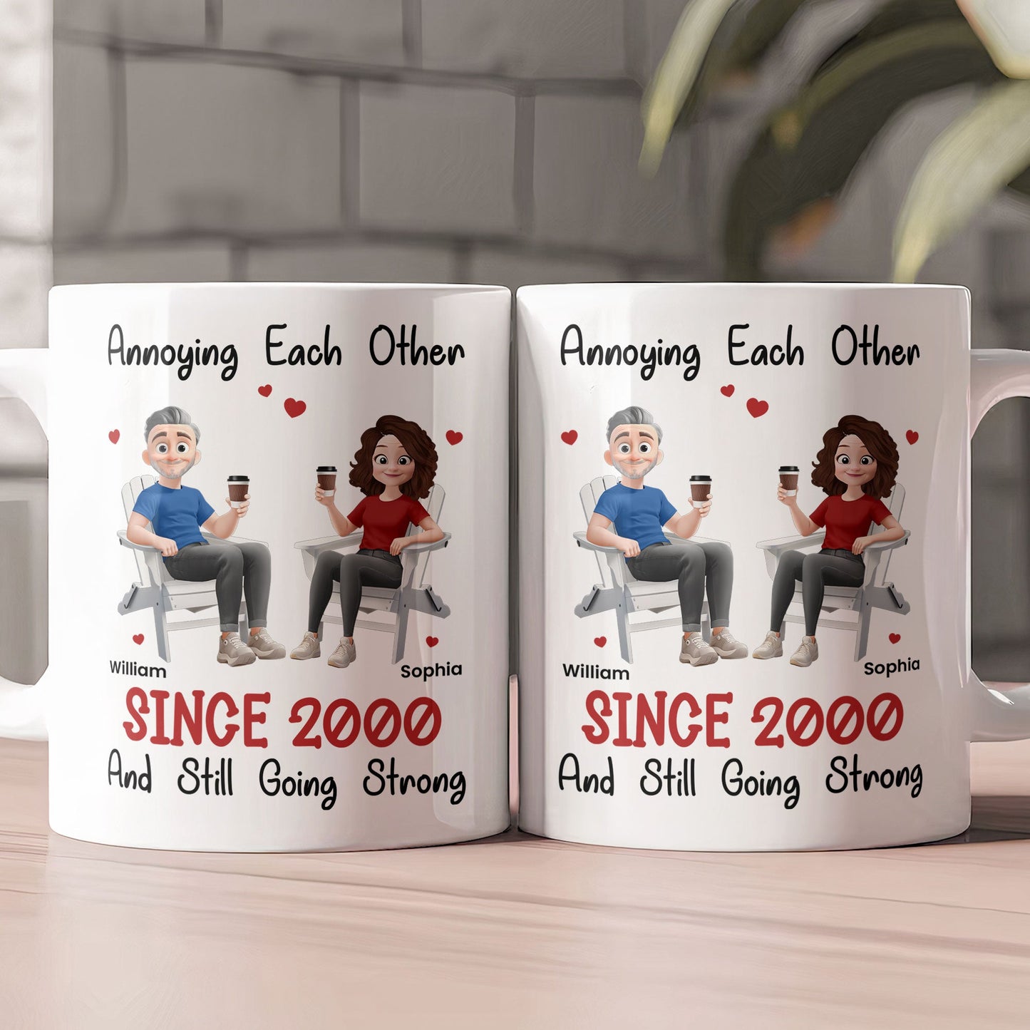 Couple Mug Annoying Each Other Since & Still Going Strong - Personalized Mug