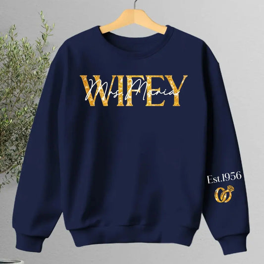 Couple - The Love Of My Life My Wifey - Personalized Sweatshirt - The Next Custom Gift  Sweater