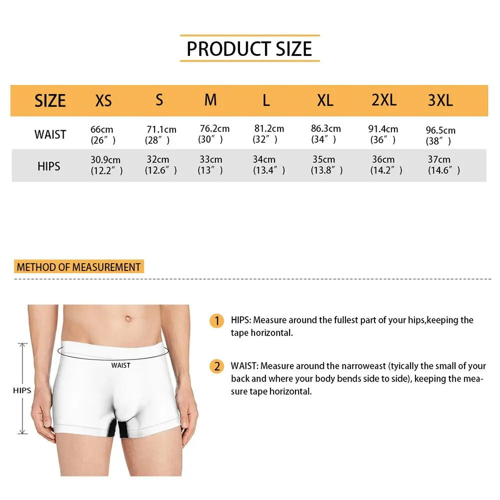 Couple - Upload Photo Portrait - Personalized Underwear Boxer Briefs Men's Boxer Briefs The Next Custom Gift