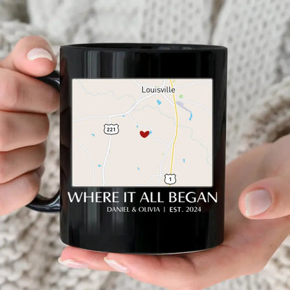 Couple - Where It All Began  - Personalized Mug Mug The Next Custom Gift