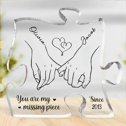 Couple - You Are My Heart, My Life - Personalized Custom Acrylic Plaque