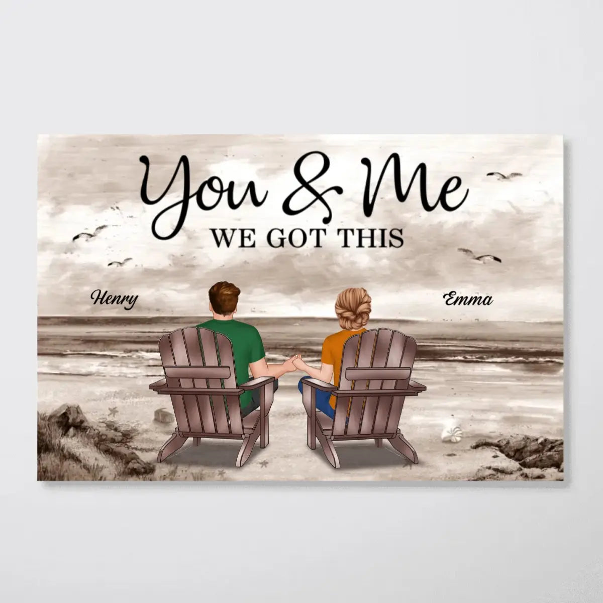 Couple - You & Me We Got It Beach - Personalized Poster Poster The Next Custom Gift