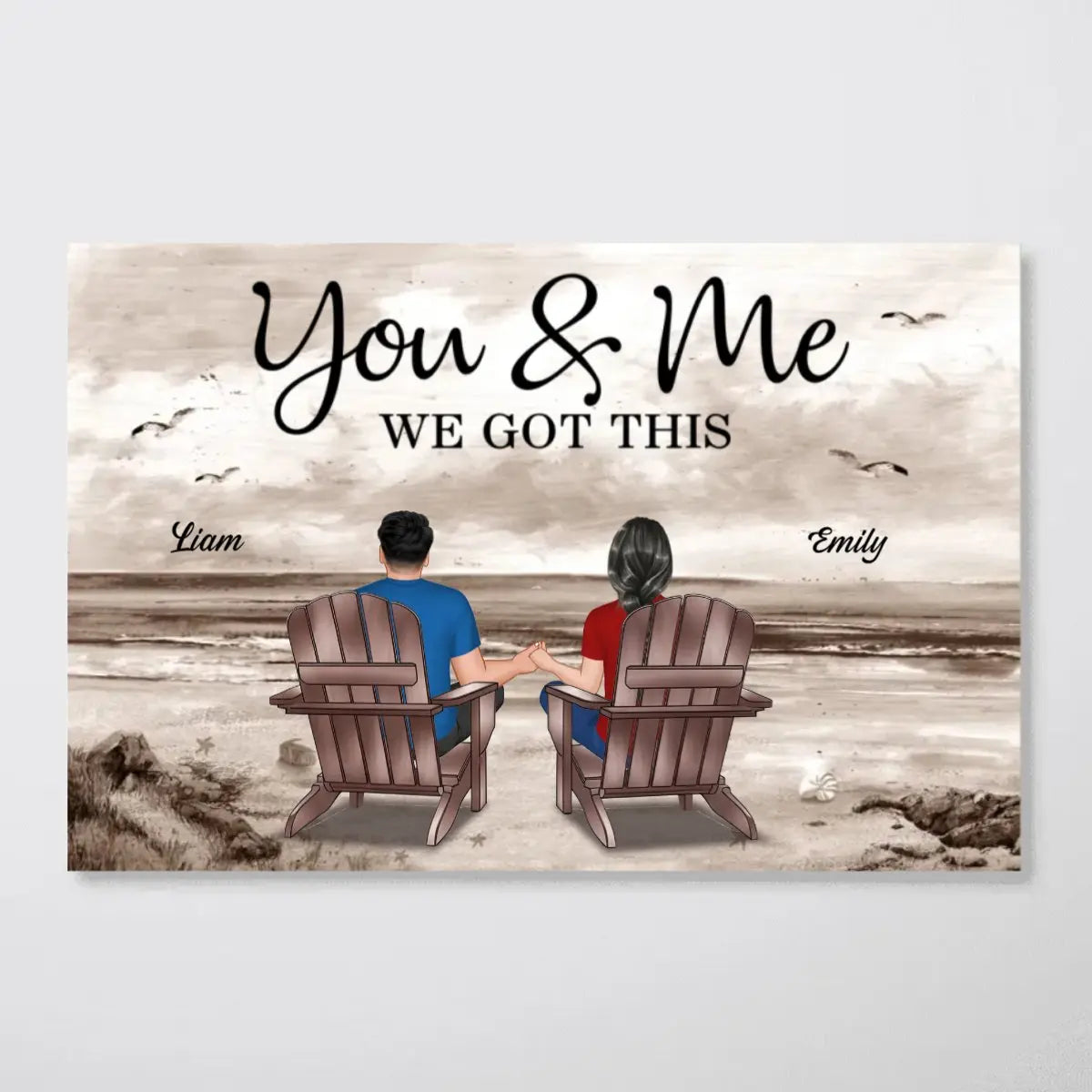 Couple - You & Me We Got It Beach - Personalized Poster Poster The Next Custom Gift