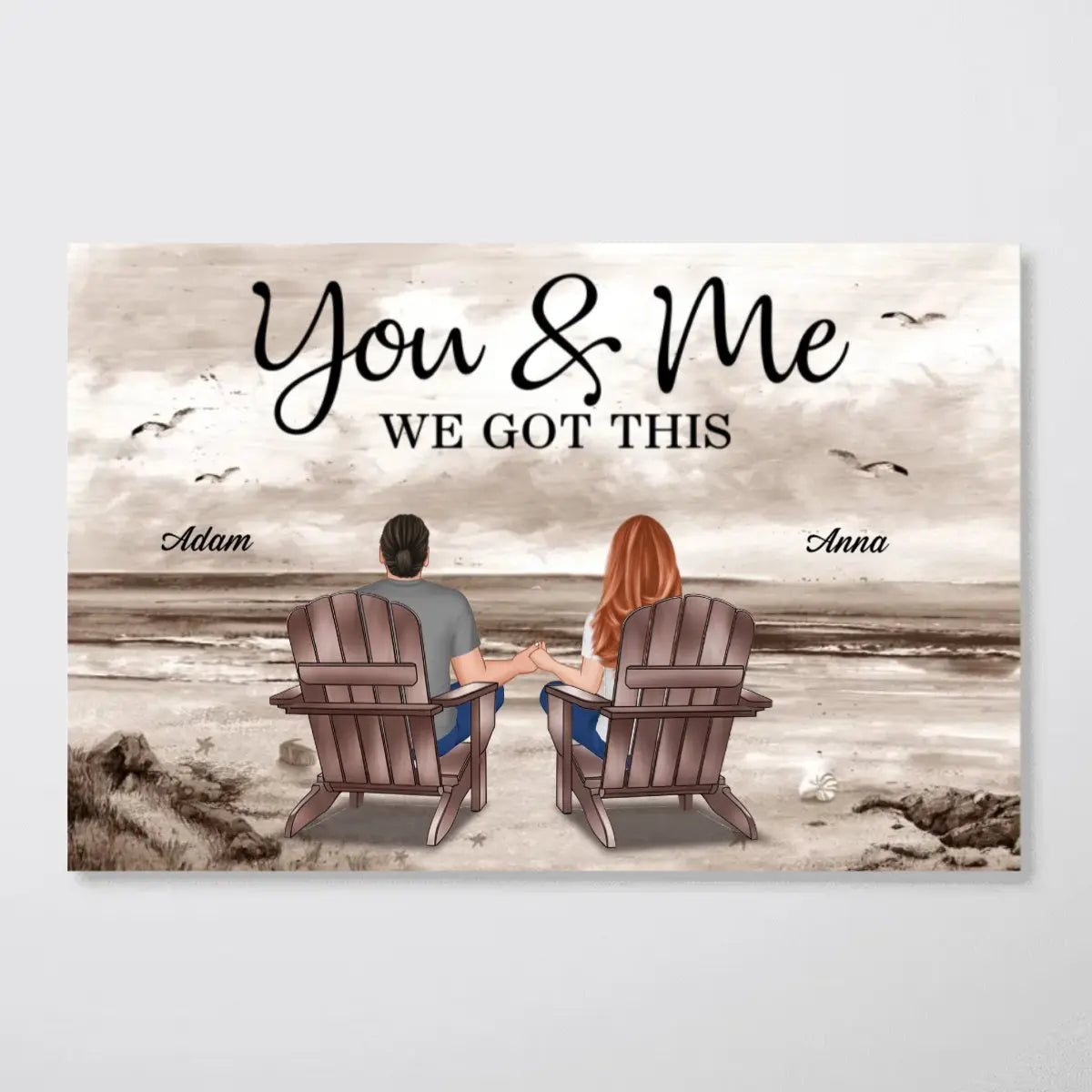 Couple - You & Me We Got It Beach - Personalized Poster Poster The Next Custom Gift