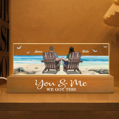 Couple - You & Me We Got This - Personalized Led Night Light LED Night Light The Next Custom Gift