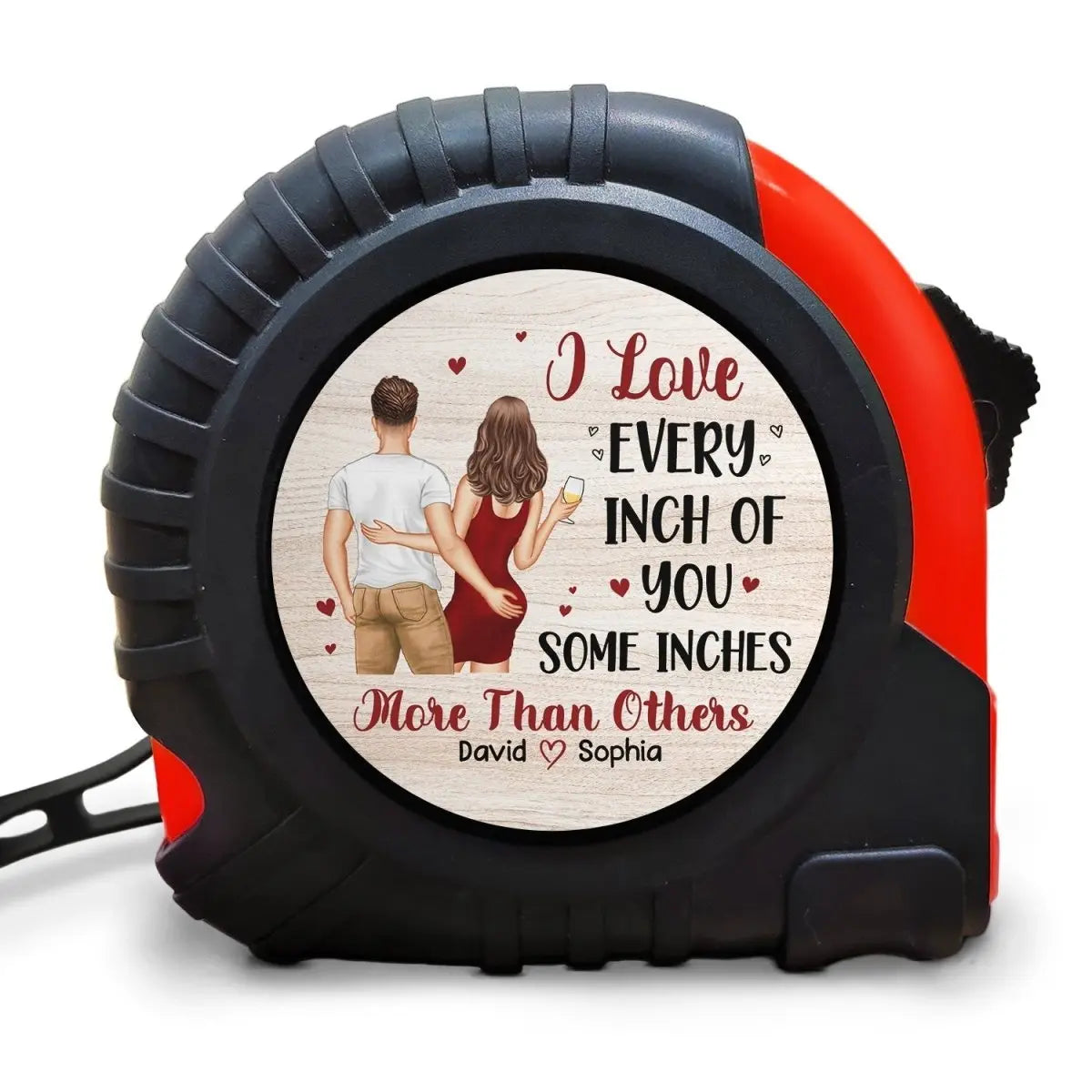 Couples - I Love Every Inch Of You - Personalized Tape Measure Tape Measure The Next Custom Gift