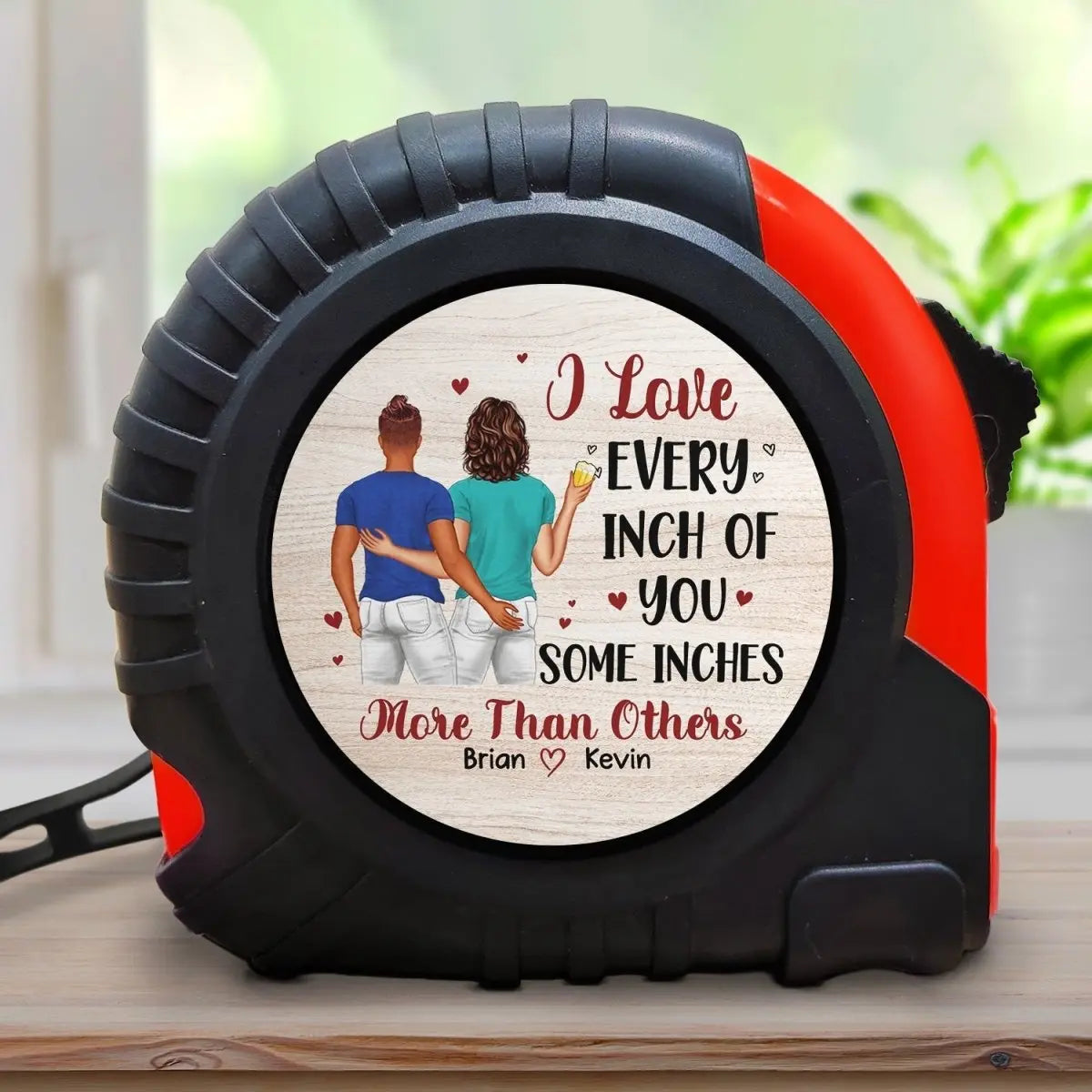 Couples - I Love Every Inch Of You - Personalized Tape Measure Tape Measure The Next Custom Gift