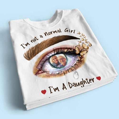 A Daughter To A Dad With Wings Personalized Memorial Shirt