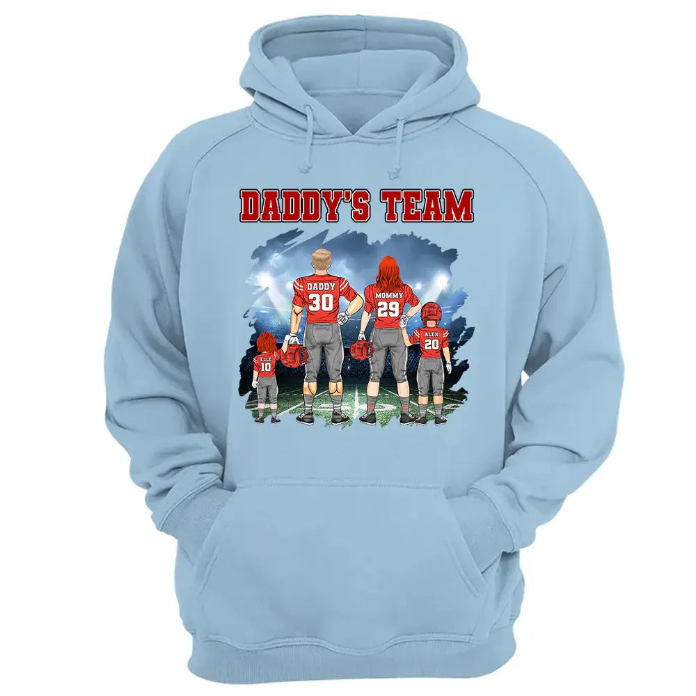 Custom Daddy's Team Personalized Shirt - Game Day Personalized Shirt Custom Team Name Shirts & Tops The Next Custom Gift