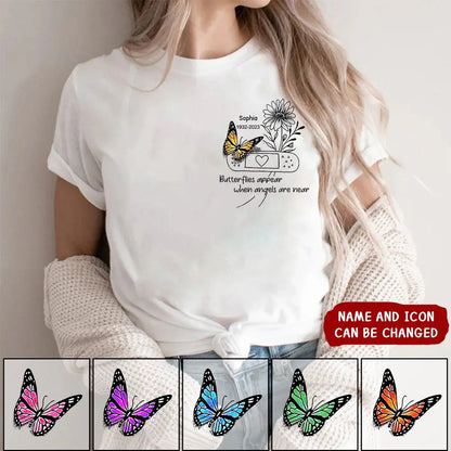 Custom Personalized Memorial Unisex T-Shirt -Memorial Gift Idea - Your Wings Were Ready But My Heart Was Not Shirts & Tops The Next Custom Gift