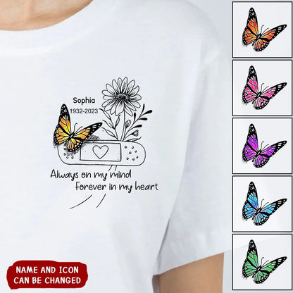 Custom Personalized Memorial Unisex T-Shirt -Memorial Gift Idea - Your Wings Were Ready But My Heart Was Not Shirts & Tops The Next Custom Gift