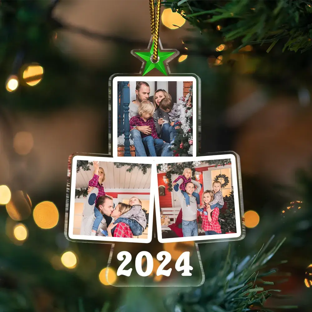 Custom Photo Christmas Tree - Personalized Custom Shaped Acrylic Ornament Ornament The Next Custom Gift