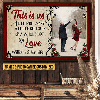 Custom Photo Couple This Is Us Custom Poster, Gifts For Wedding, Anniversary, Birthday
