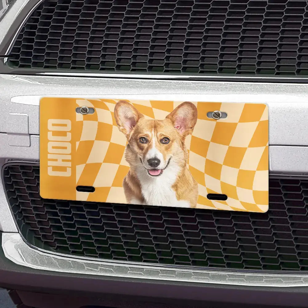 Custom Photo Dog Cat - Personalized License Plate License Plate The Next Custom Gift