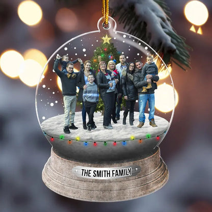 Custom Photo Family, Friends - Personalized Family Photo Ornament ornament The Next Custom Gift