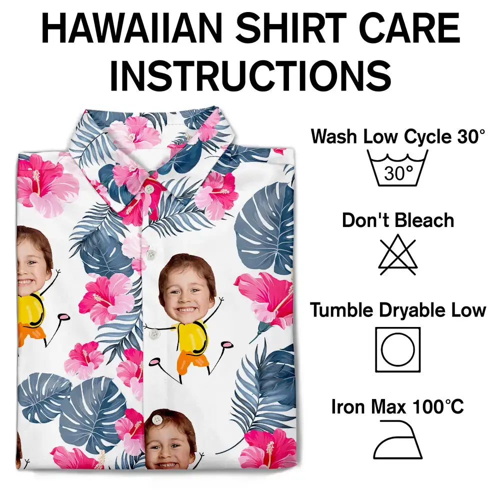 Custom Photo Funny Kids - Personalized Hawaiian Shirt Shirts & Tops The Next Custom Gift