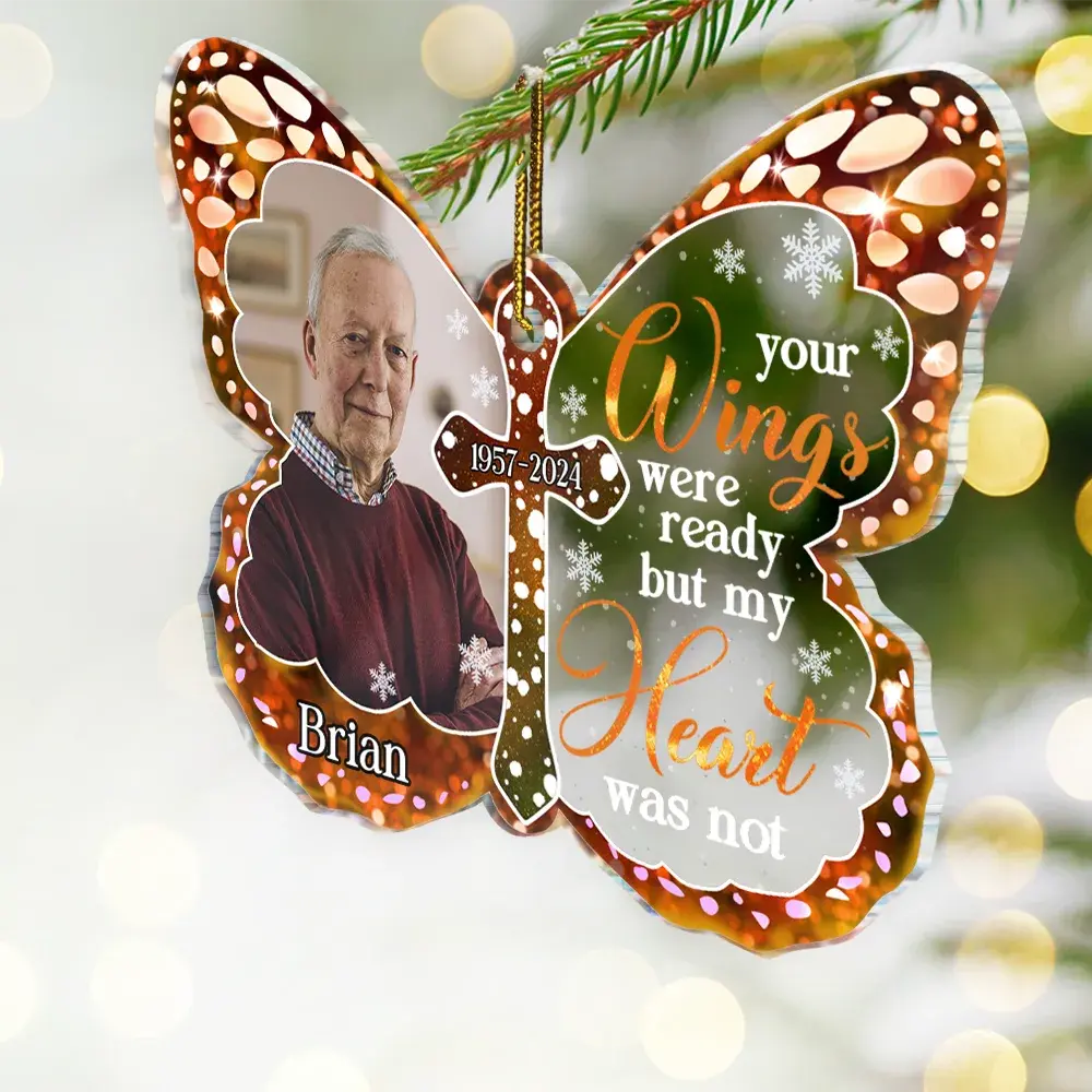 Custom Photo I Am Always With You Memorial - Personalized Custom Shaped Acrylic Ornament Ornament The Next Custom Gift