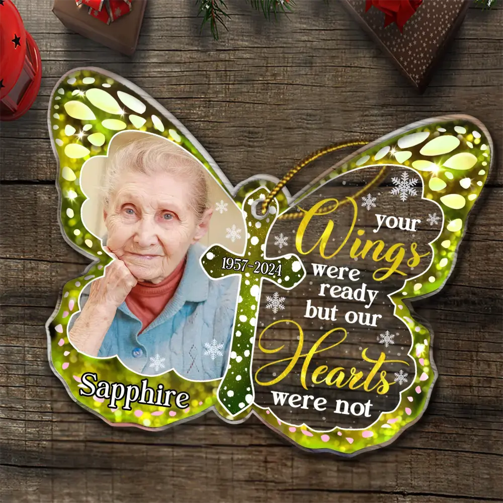 Custom Photo I Am Always With You Memorial - Personalized Custom Shaped Acrylic Ornament Ornament The Next Custom Gift