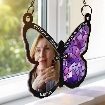 Custom Photo I Am Always With You - Personalized Window Hanging Suncatcher Ornament Hanging Suncatcher Ornament The Next Custom Gift