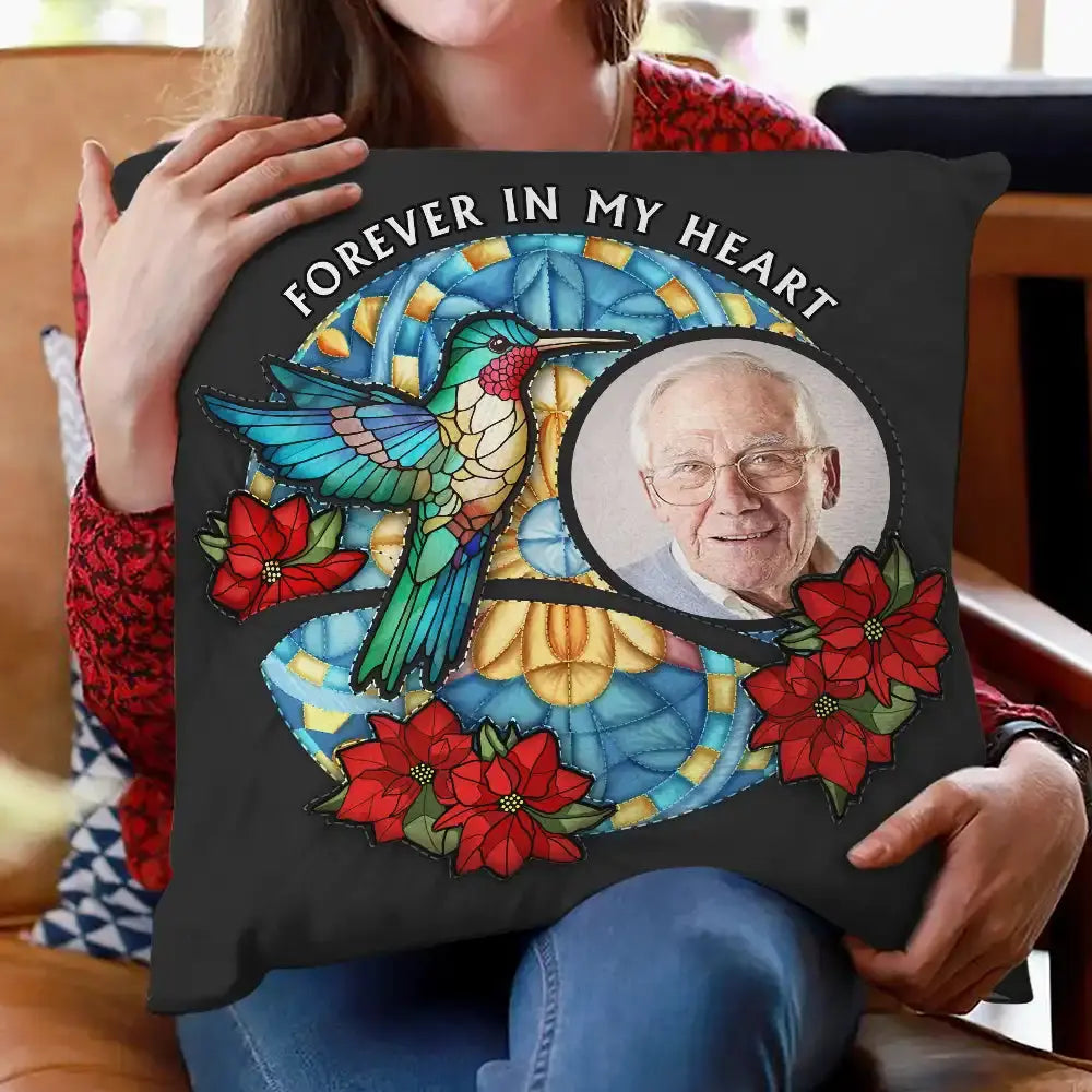 Custom Photo I'm Always With You Hug This When You Miss Me Memorial - Personalized Pillow Pillow The Next Custom Gift