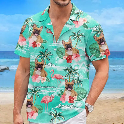 Custom Photo I'm Ready To Go To The Beach - Dog & Cat Personalized Custom Unisex Tropical Hawaiian Aloha Shirt Shirts & Tops The Next Custom Gift