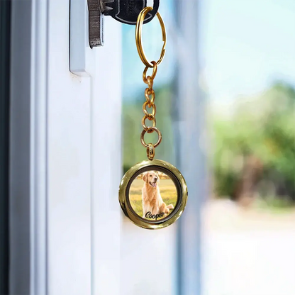 Custom Photo In Loving Memory Of My Beloved Dog, Cat, Family - Personalized Keepsake Keychain Keychain The Next Custom Gift