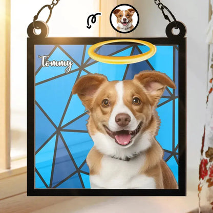 Custom Photo Life Is Better With Dogs Cats - Personalized Window Hanging Suncatcher Ornament Hanging Suncatcher Ornament The Next Custom Gift