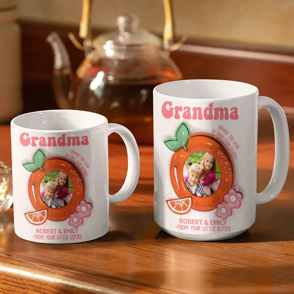 Custom Photo Loving You Is Easy Peasy Lemon Squeezy - 3D Inflated Effect Printed Mug, Personalized White Edge-to-Edge Mug Mug The Next Custom Gift