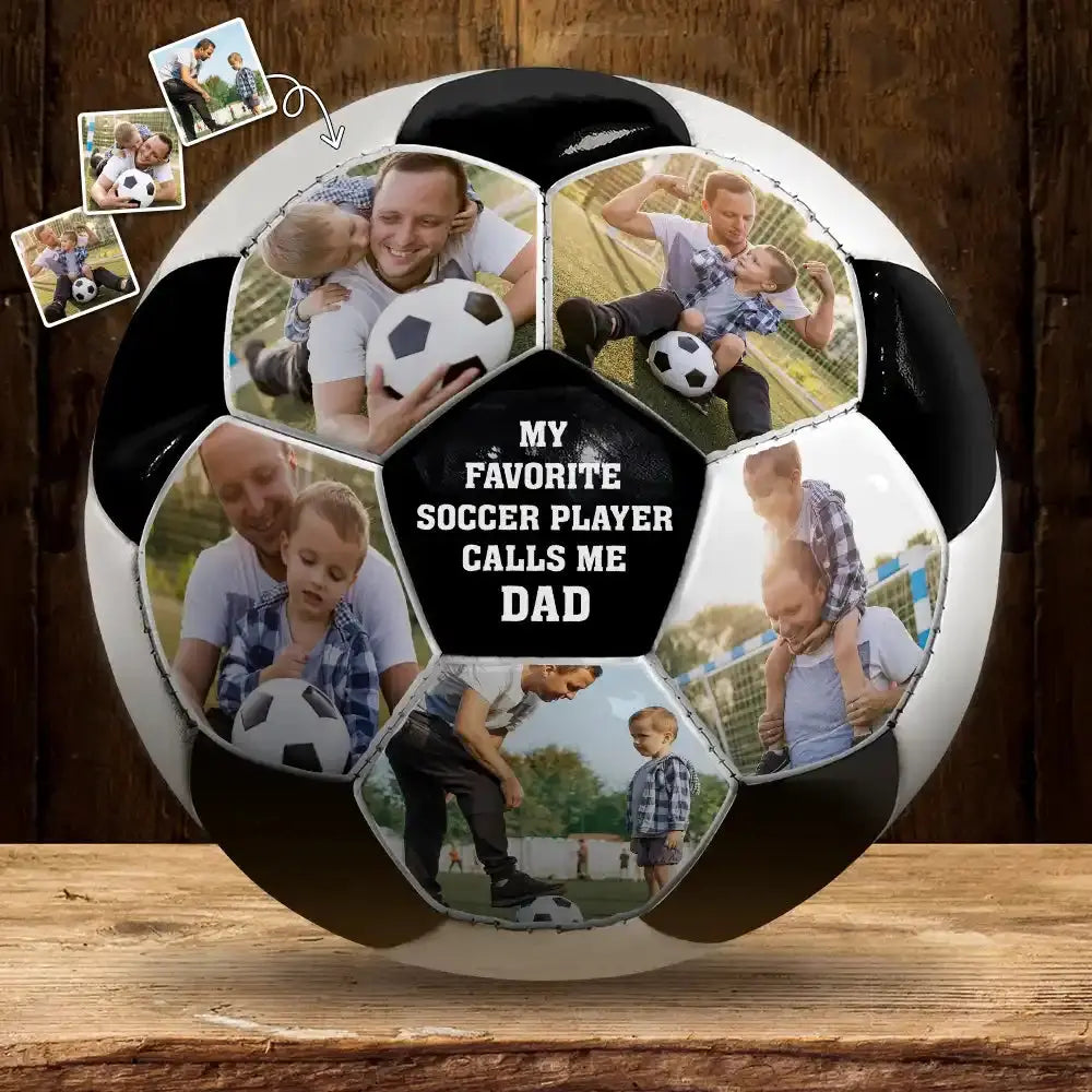 Custom Photo My Favorite Soccer Player - Personalized Soccer Ball Baseball The Next Custom Gift