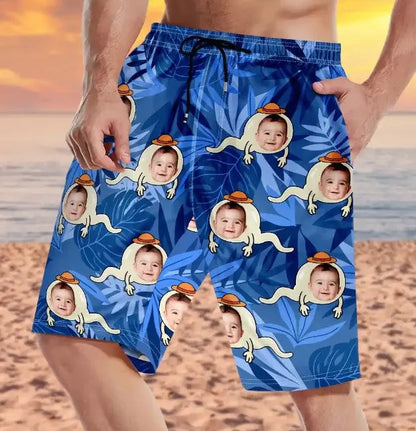 Custom Photo Summer Beach Short - Personalized Unisex Beach Shorts Beach Short The Next Custom Gift