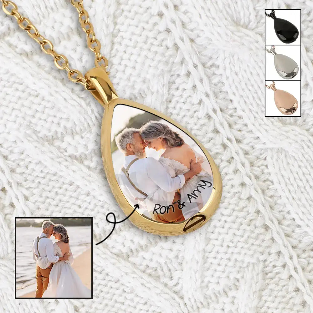 Custom Photo Till Death Do Us Part - Personalized Keepsake Necklace Necklace The Next Custom Gift