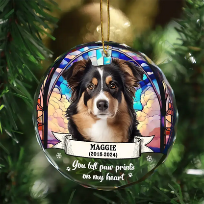 Custom Photo You Were My Favorite Hello And Hardest Goodbye - Personalized Circle Glass Ornament Ornament The Next Custom Gift