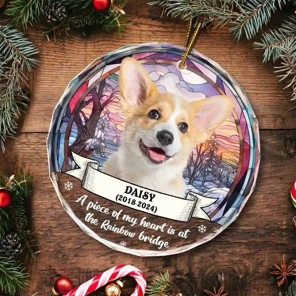 Custom Photo You Were My Favorite Hello And Hardest Goodbye - Personalized Circle Glass Ornament Ornament The Next Custom Gift