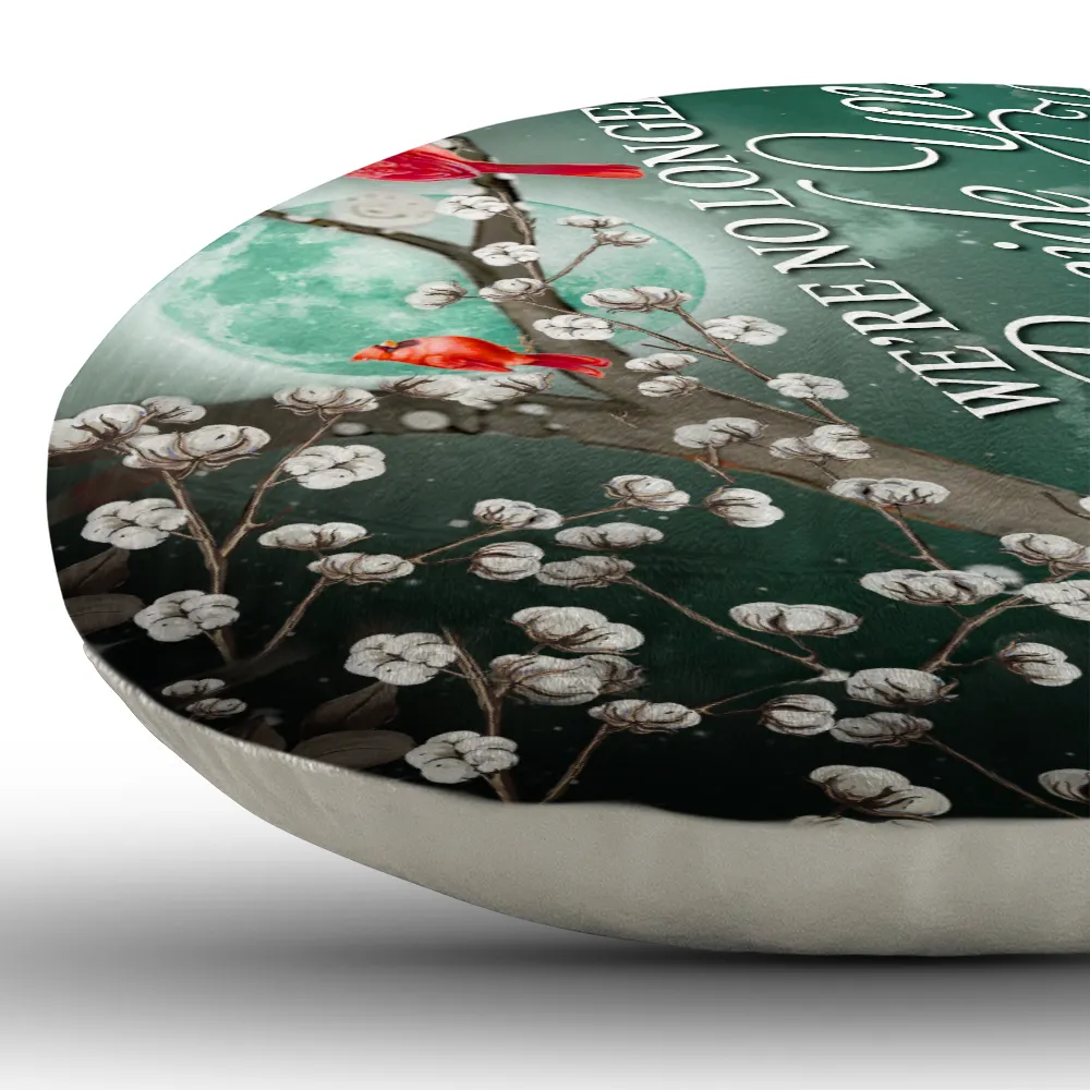 Custom Photo A Hug From Heaven When You Really Miss Me Memorial - Personalized Heart Shaped Pillow