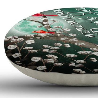 Custom Photo A Hug From Heaven When You Really Miss Me Memorial - Personalized Heart Shaped Pillow