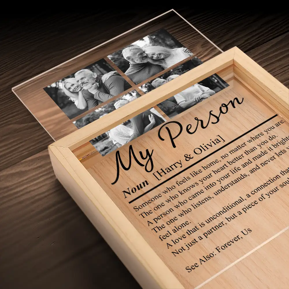 Custom Photo Couple My Person - Personalized Picture Frame Light Box