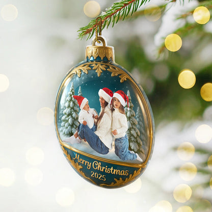 Custom Photo Family Together - Personalized Custom Shaped Acrylic Ornament