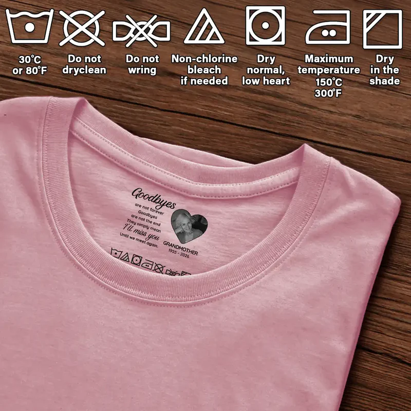 Custom Photo Goodbyes Are Not Forever - Personalized T Shirt