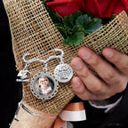 Custom Photo Graduation I Remembered Who Was Watching - Personalized Graduation Tassel Pin