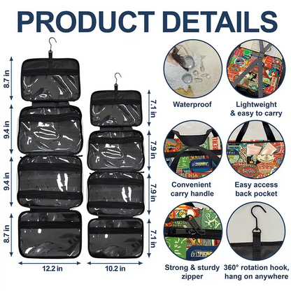 Custom Photo Just A Girl Boy Who Loves Traveling - Personalized Toiletry Bag